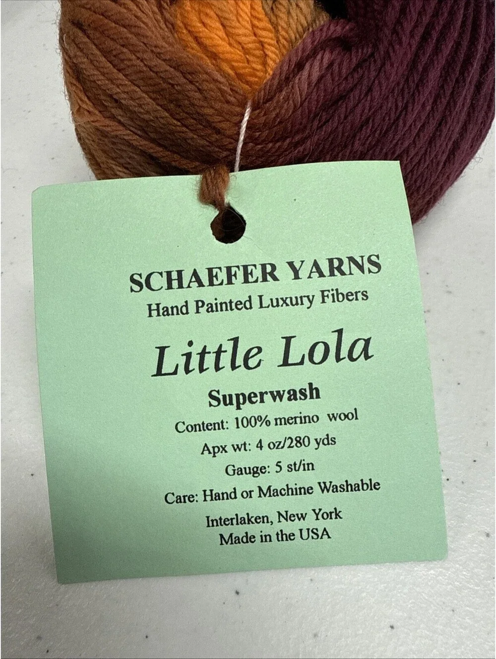 Schaefer Yarns ‘Little Lola’ Merino Wool Multi Color 11 Skein Lot
